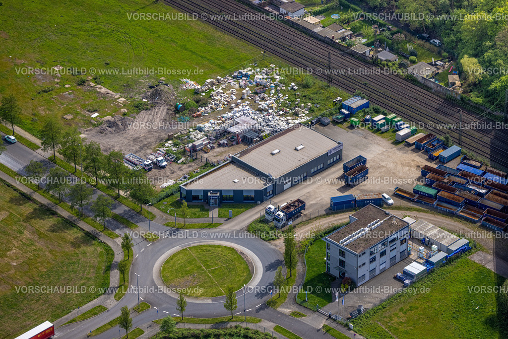 Oberhausen240401651 | Luftbild, Westfield Centro Einkaufszentrum, Gewerbefläche mit Hartmann Tresore AG, Kreisverkehr Brammenring mit Baustelle, Borbeck, Oberhausen, Ruhrgebiet, Nordrhein-Westfalen, Deutschland