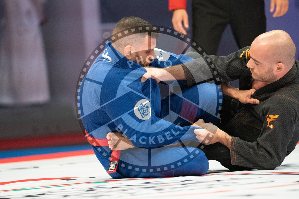 20231107PBB3989 | Fighters compete during the AJP World Master Championship in the Mubadala Arena in Abu Dhabi, Arab United Emirates, on November 7, 2023.