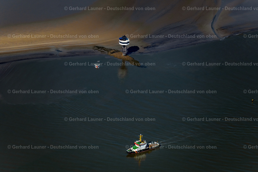 4037182 | Unterfeuer Langlütjen im Nationalpark  Hamburgisches Wattenmeer