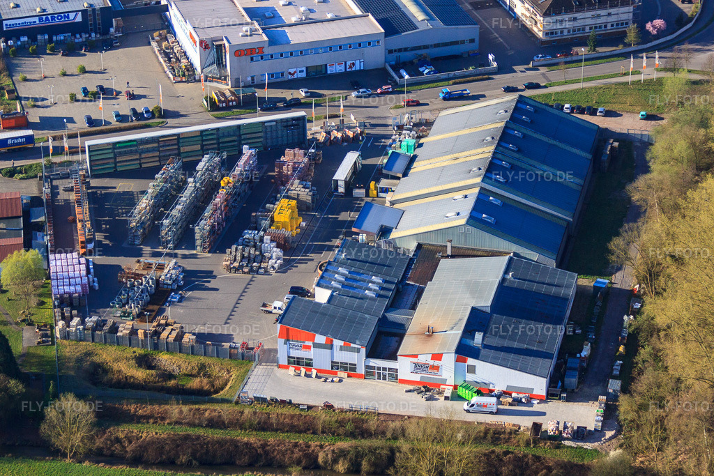 Luftbild: Gewerbegebiet Horst mit ACOTEL Computer-Vertriebs-GmbH im Ortsteil Minderslachen in Kandel im Bundesland Rheinland-Pfalz in Deutschland. Foto: IMG_63323.jpg vom 20.03.2014 durch Werner Riehm/FLY-FOTO.de