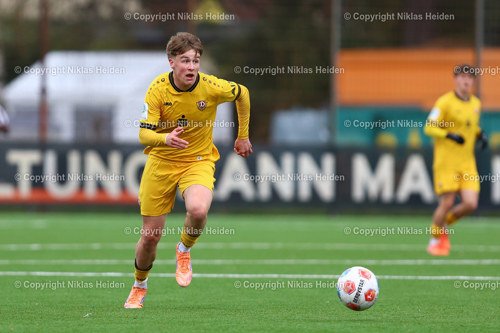 NH_FCStPauliU19_SGDynamoDresdenU19_DFBNachwuchsliga_28032026 | #22 Demyd Yevsyukov (SG Dynamo Dresden U19)Fußball I Junioren I U19 DFB-Nachwuchsliga Hauptrunde Liga B, Gruppe B I Saison 2025-2026 I 7. Spieltag I FC St. Pauli U19 - SG Dynamo Dresden U19 I 28.03.2026 I Sportplatz Brummerskamp