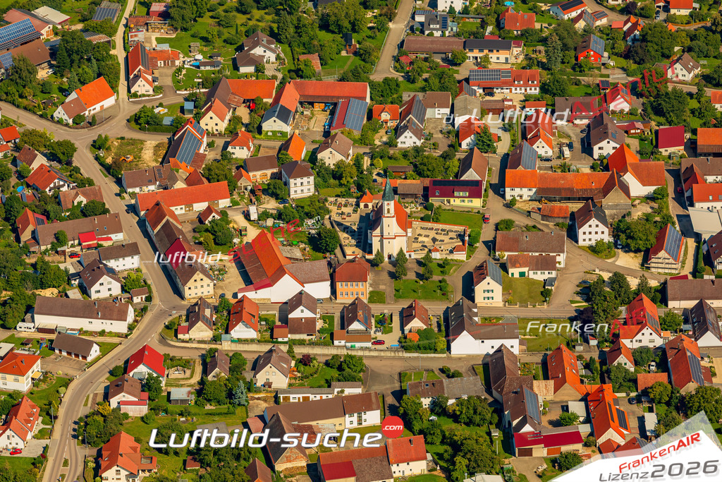 Luftaufnahme von Mödingen - Die Luftaufnahme wurde 2025 vom UL-Flugzeug heraus erstellt ( keine Drohne ) - Hochauflösende Luftaufnahme - für professionelle Ausdrucke geeignet. Die Geschenkidee !Mit Lizenz und Bildrechte bestellbar