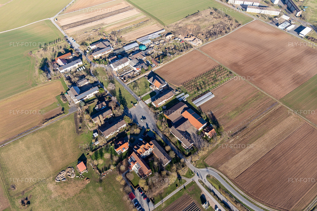 Luftbild: Kurpfalzhof am Patrick Henry Village im Ortsteil Patrick Henry Village in Heidelberg im Bundesland Baden-Württemberg in Deutschland. Foto: IMG_125537.jpg vom 21.02.2021 durch Werner Riehm/FLY-FOTO.de