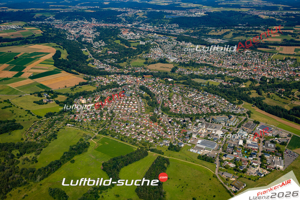 Das Luftbild zeigt : Unterbettringen Schwäbisch Gmünd - Die Luftaufnahme wurde 2024 vom UL-Flugzeug aus erstellt ( keine Drohne ) - Hochauflösende Luftaufnahme - Für grossformatige Ausdrucke geeignet. Die Geschenkidee !Mit Lizenz und Bildrechte bestellbar