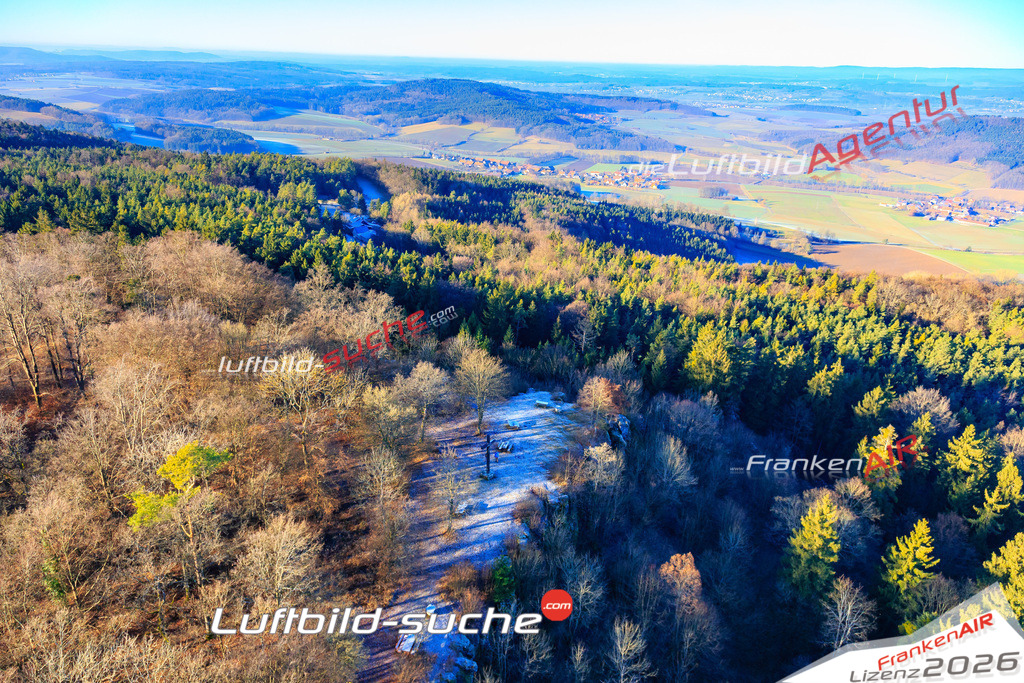 Die Luftaufnahme Bernreuth - Weismain wurde vom UL-Flugzeug (keine Drohne) aus fotografiert.Hohe Druck- Auflösung-die Geschenkidee!