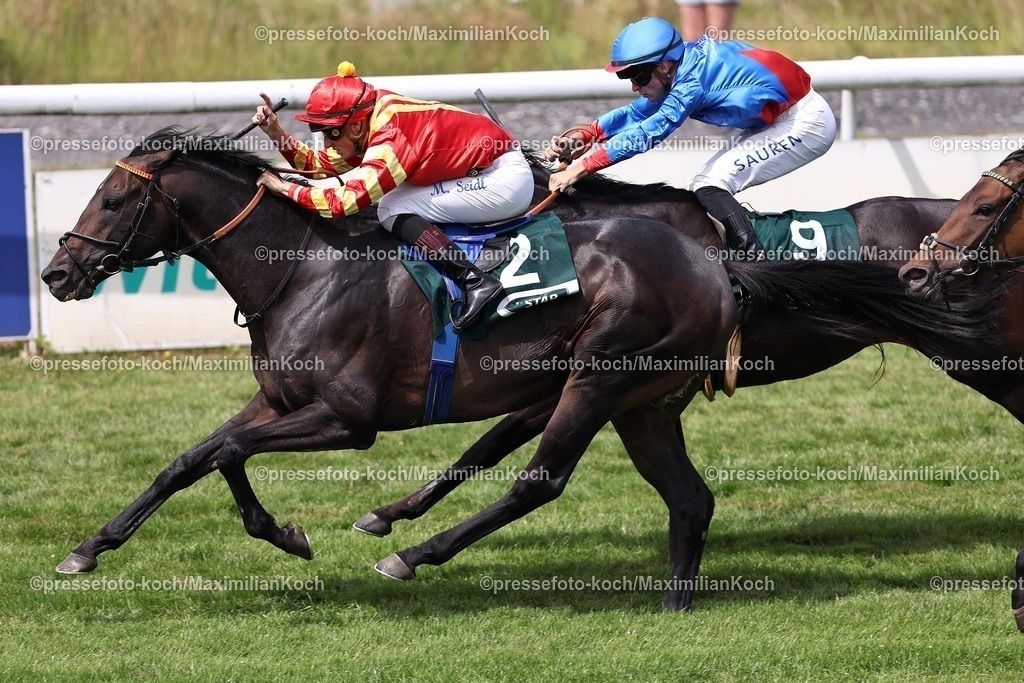 Do22062599010 | Best Lightning siegt unter Martin Seidl im Grosser Preis der Wirtschaft, Gr.3 am 22.06.2025 Renntag in Dortmund. Copyright by Marc Ruehl - Veroeffentlichung nur gegen Honorar (zzgl.MwSt), Namensnennung und Beleg, Bank Routing Number: BIC GENODED1PAF, Bank Account Number: IBAN DE04 3706 2600 1201 6180 17, Steuer-Nr.: 203/5266/0306, Ust_Id_Nr.: De 122081417, Zur Gaulshuette 29, 50181 Bedburg, Phone: +49-(0)2272-83351, www.marcruehl.com, info@marcruehl.com, No Model Release, Abtretung von Persoenlichkeitsrechten der abgebildeten Person/Personen liegen nicht vor. Speichern in Bilddatenbanken oder Vervielfaeltigung ist ohne schriftliche Genehmigung nicht gestattet.