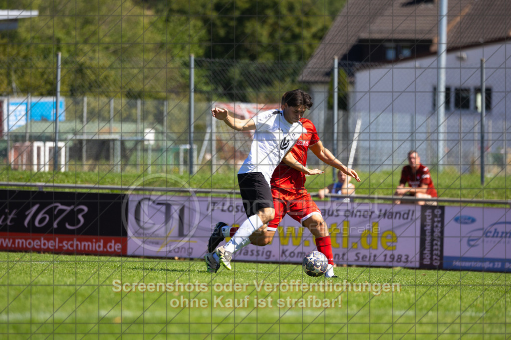20260906_133647_0189_(c)_by_PhotoPeet | #,1.FC Donzdorf II (rot) vs. SGM Jebenhausen-Bezgenriet (weiß), Fußball, Kreisliga A3 - Bezirk Neckar/Fils, 02. Spieltag, Saison 2026/2027, Rasenplatz Lautertal Stadion, Süßener Straße 16, 73072 Donzdorf, 06.09.2026 - 13:00 Uhr,Foto: PhotoPeet / Sport- &amp; Eventfotografie / Peter Harich