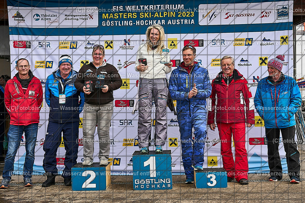 ALP1392_FMC-GS_Kat-C_Siegerehrung | (C)FotoLois.com, Alois Spandl, FIS Masters Cup Ski Alpin 2023 Hochkar, GiantSlalom-Kategorie A-B-C, Fr 24. März 2023.