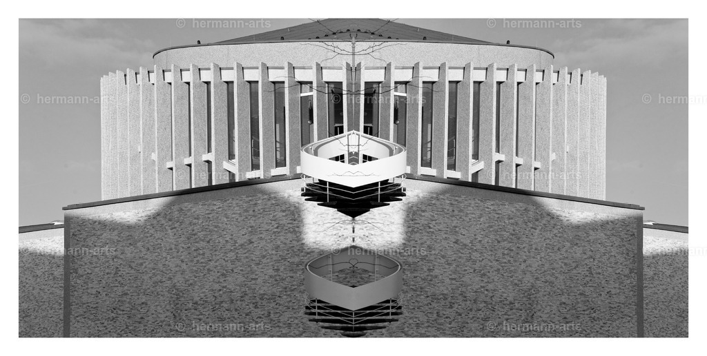 Hermann-Arts_Spiegelbilder_073 | Photo Foto Kunst Art schwarzweiss Bilder Rheine Münster Berlin Blumen 