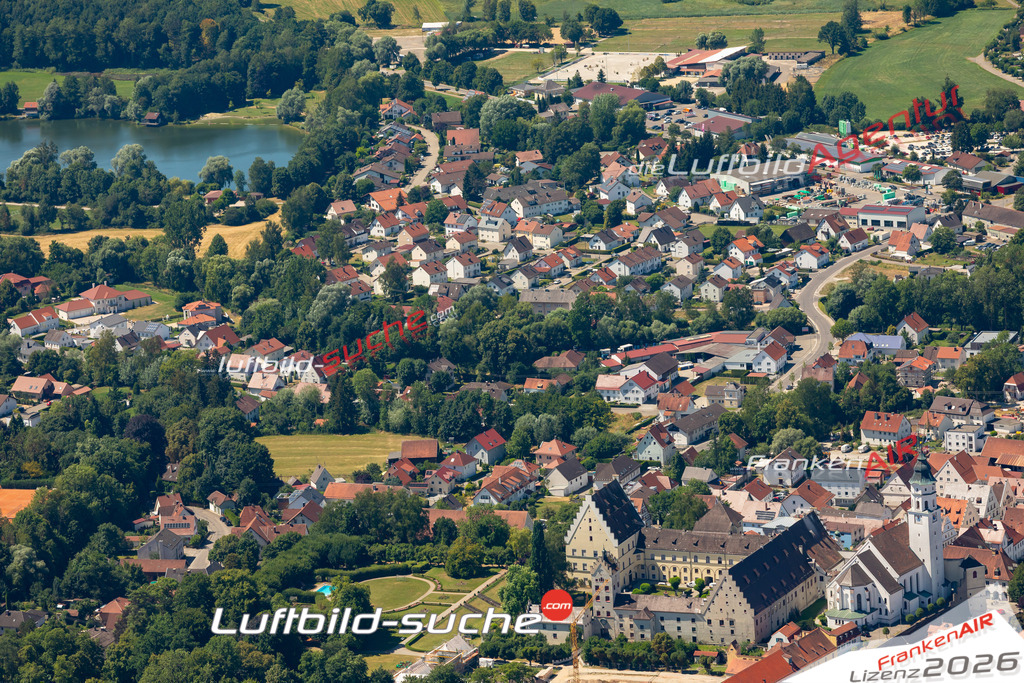 Das Luftbild der Stadt Babenhausen wurde 2022 vom Flugzeug heraus erstellt (keine Drohnen-Aufnahmen) Aufnahmehöhe ca.450 Meter- hohe Bildauflösung und Druck-Qualität. Garantiert!