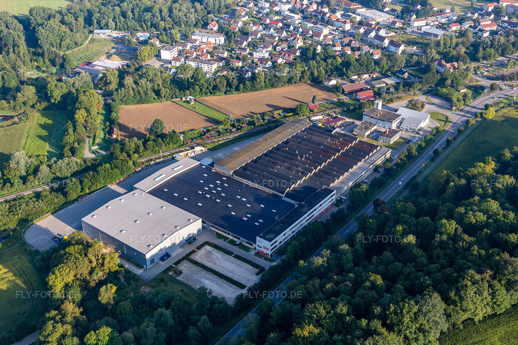 Luftbild: Fabrikgelände der Silit-Werke GmbH & Co. KG. in Riedlingen im Bundesland Baden-Württemberg in Deutschland. Foto: IMG_129216.jpg vom 05.09.2021 durch Werner Riehm/FLY-FOTO.de
