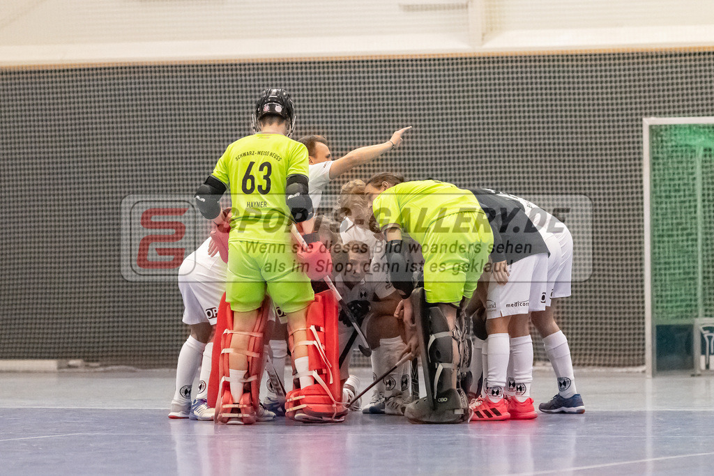 HK_20221203_101961 | 1. Bundesliga ( Halle ) Herren Düsseldorfer HC -  Schwarz Weiß Neuss am 3.12.2022 Düsseldorfer HC, Düsseldorf , Konstantin Hayner Torwart ( Schwarz Weiß Neuss #63 )