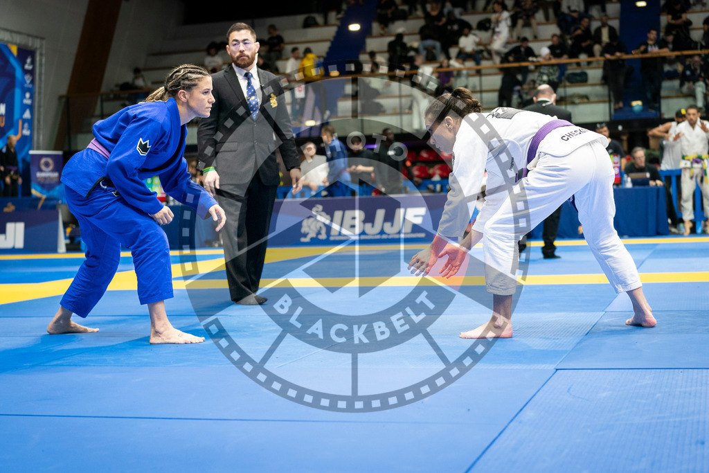 20240125PBB02750 | Fighters compete during the sixth day of the Brazilian Jiu-jitsu European Championship of the IBJJF in Paris, France, on January 25, 2024.