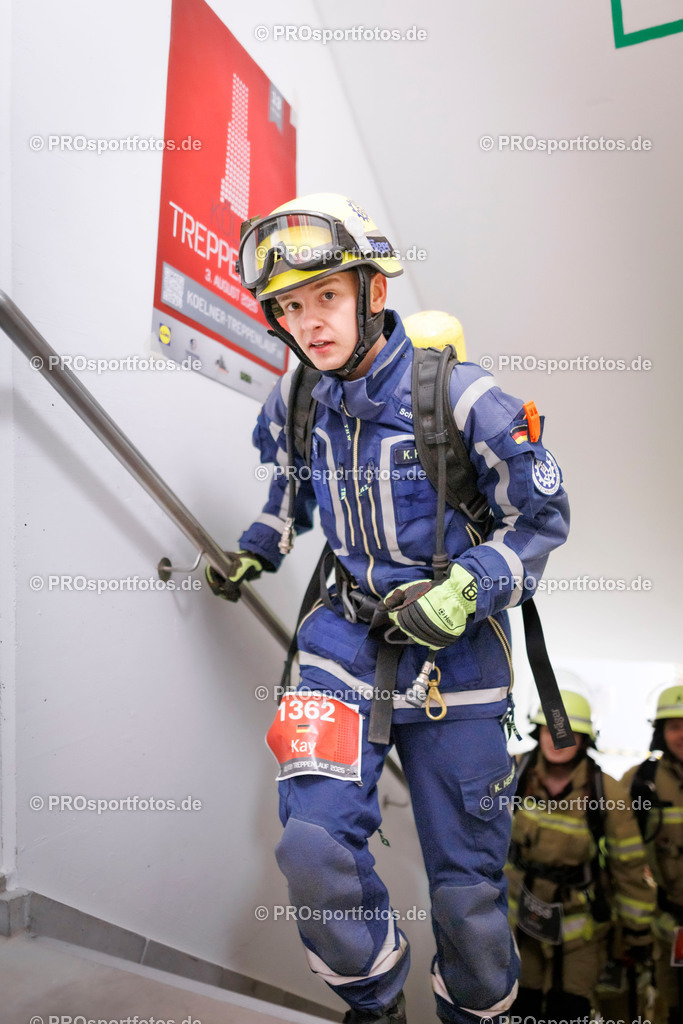 KölnTurm Treppenlauf; Köln, 03.08.2025 | Impressionen vom KölnTurm Treppenlauf am 03.08.2025 in Köln (Nordrhein-Westfalen). 