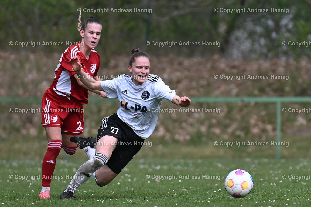 Fußball I Frauen I Saison 2024-25 I Oberliga I FC Jesteburg-Bendestorf - SpVg Aurich Frauen I 13.4.2025 | a-hannig - Realisiert mit Pictrs.com
