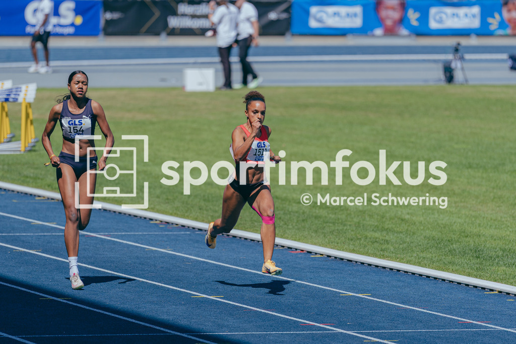 Deutsche Meisterschaften U20 / U16 2026 | Sarah Rosanne König, LG Brillux Münster, 1511, 100-Meter-Lauf, Deutsche Meisterschaften der U20 &amp; U16 2026, Lohrheidestadion Bochum-Wattenscheid, 11.07.2026. Foto: Marcel Schwering / sportimfokus - Realisiert mit Pictrs.com