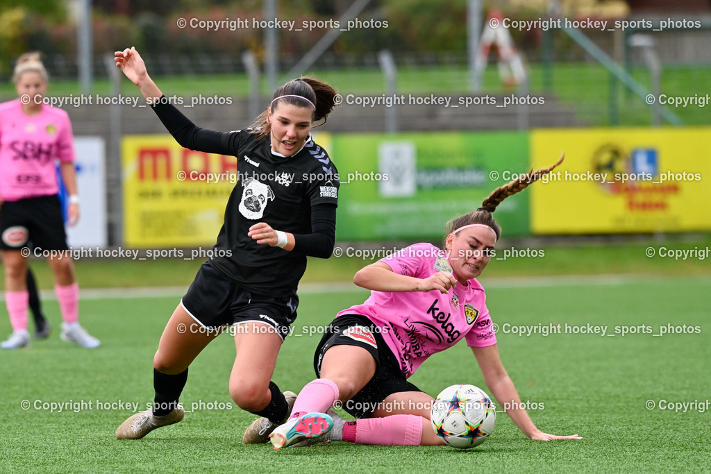 Liwodruck Carinthians Hornets vs. FC Pingau Saalfelden Frauen 29.10.2023  | #4 Katrina Wetherell, #10 Elisa Ciccarelli
