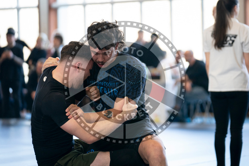 20240309PBB6224 | Fighters compete during the International Luta Livre (ILLCS) Spring Championship in Hannover, Germany, on March 9, 2024.