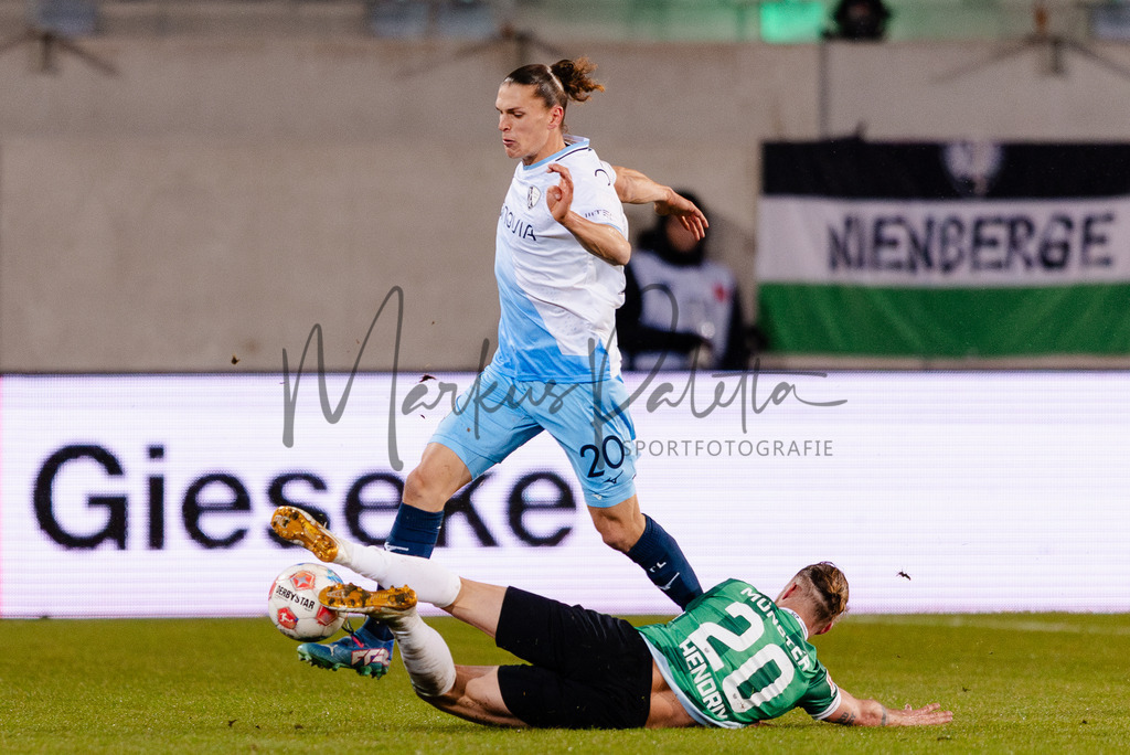 2. Bundesliga, Saison 2025/26, 21. Spieltag: SC Preußen Münster - VfL Bochum | Münster, 06.02.2026: 2. Bundesliga, 21. Spieltag, SC Preußen Münster gegen VfL Bochum im LVM-Preußenstadion in Münster. Foto: sportfotografie.ms | Markus Paletta - Realisiert mit Pictrs.com