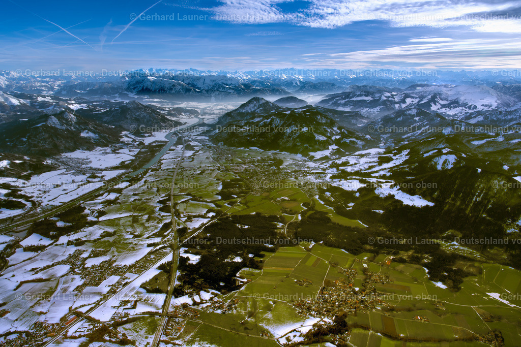 3900216 | Blick von Rosenheim über das Inntal bis zum Nationalpark Hohe Tauern