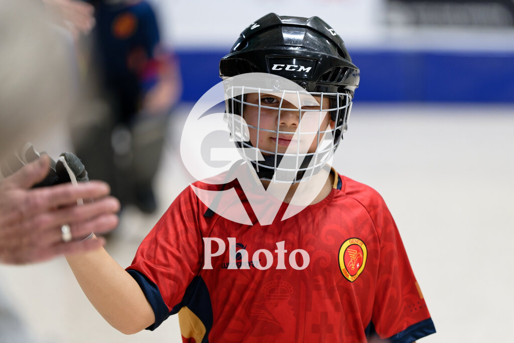 U11  - Geneve RHC v RHC Diessbach  |  during the U11  match between Geneve RHC and RHC Diessbach  at Centre sportif de la queue d'arve in Geneve, Switzerland