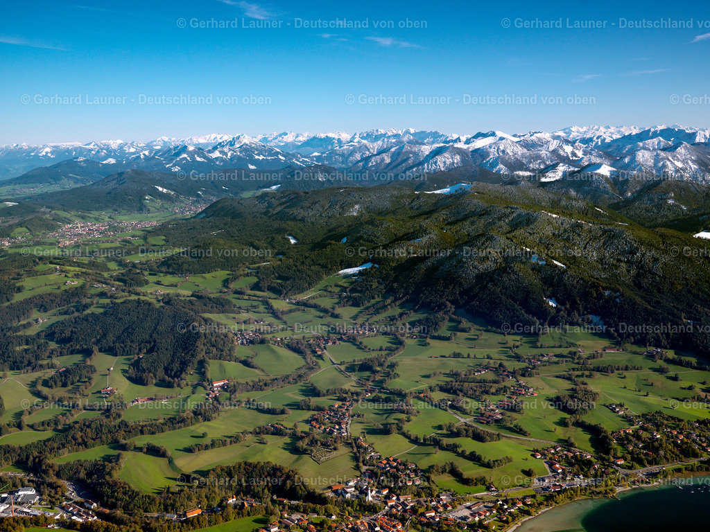 2991182 | Blick von Gmund am Tegernsee über die Alpen in Richtung Osten