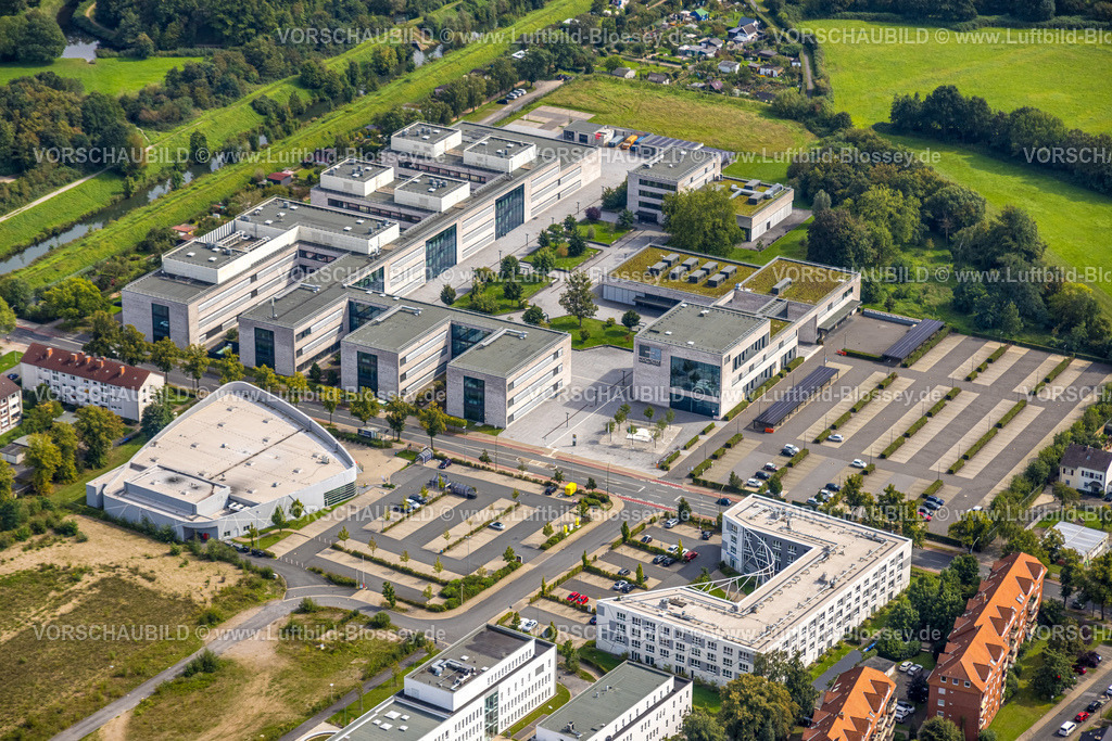 Hamm230902572 | Luftbild, Hochschule Hamm-Lippstadt Campus Hamm, HSHL, Mitte, Hamm, Ruhrgebiet, Nordrhein-Westfalen, Deutschland