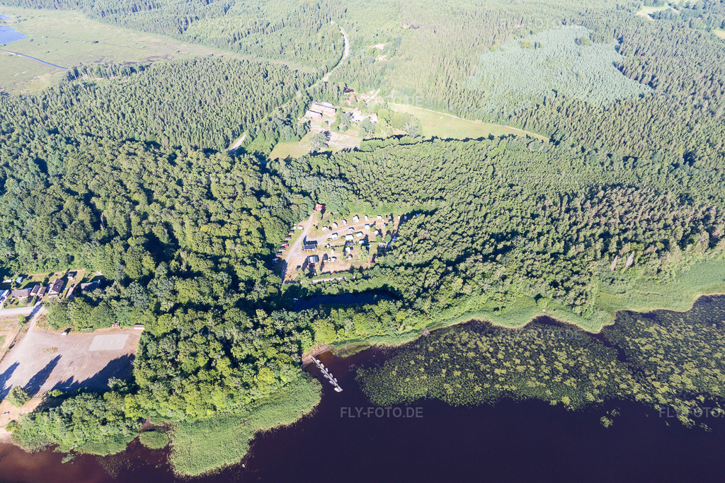 Luftbild: Ortsansicht in Torne im Bundesland Kronoberg in Schweden. Foto: IMG_108164.jpg vom 28.06.2018 durch Werner Riehm/FLY-FOTO.de