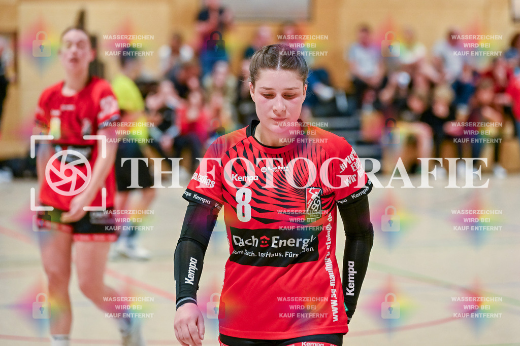 GER, SG Maulburg/Steinen - TuS Helmlingen, Frauen-Handball, Oberliga Suedbaden, 19. Spieltag, Saison 2024/2025, 23.03.2025 | Celina Schick (SG Maulburg/Steinen, #08)GER, SG Maulburg/Steinen - TuS Helmlingen, Frauen-Handball, Oberliga Suedbaden, 19. Spieltag, Saison 2024/2025, 23.03.2025Foto: TH Fotografie/Thomas Hess