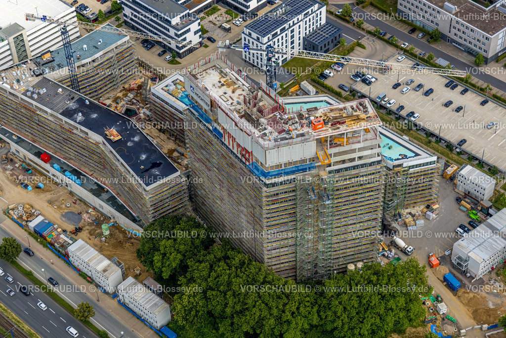 Dortmund230700643 | Luftbild, Stadtkrone-Ost Baustelle, Neubau Direktion Continentale, adesso, Schüren, Dortmund, Ruhrgebiet, Nordrhein-Westfalen, Deutschland