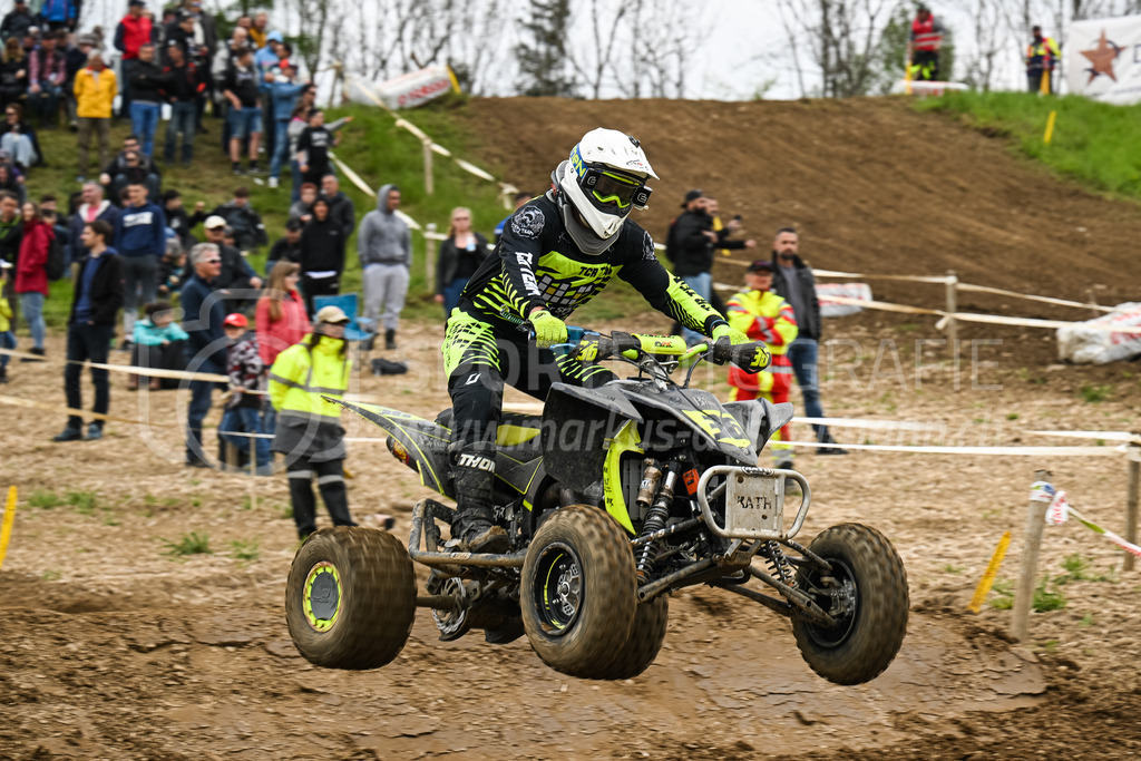 Motocross Schlatt bei Winterthur - 30. April 2023 | #36 Cunha Bruno aus Jona (CH) auf Yamaha Yfz 450 R in der Kategorie Quad am Motocross Schlatt bei Winterthur, 30. April 2023. 
Instagram: @mx_schlatt | @mc_wila | @sam_schweiz
Bild: Sportfotografie Markus Aeschimann | www.markus-aeschimann.ch - Realisiert mit Pictrs.com