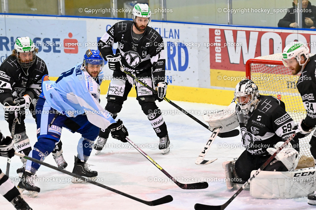 ESC Steindorf vs. SC Hohenems 11.3.2023 | #16 Spannring Stefan, #74 Wolf Marcel, #8 Martinz Christof, #69 Skec Karlo