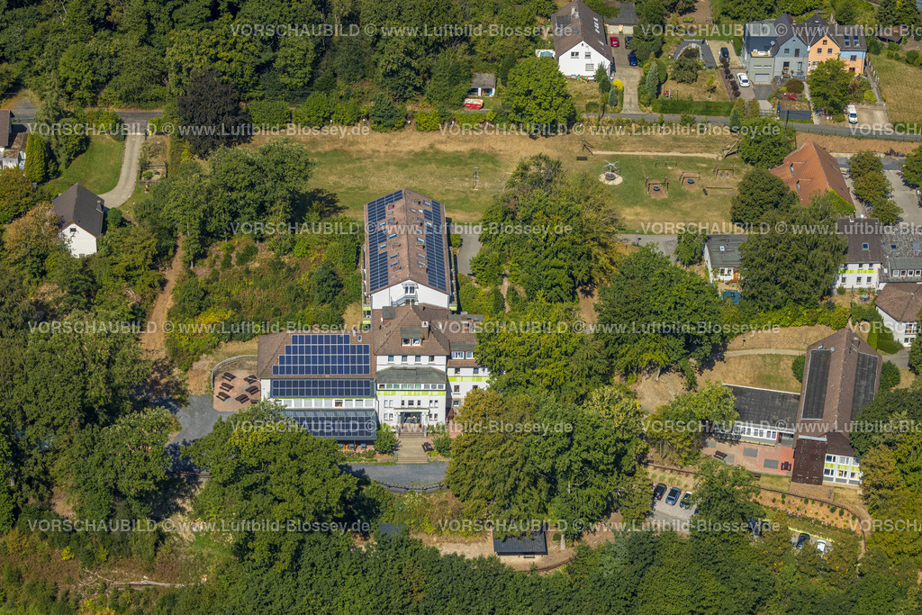 Hattingen220807992 | Luftbild, Haus Friede - EC-Gästehaus und Tagungshaus, Solardach, Oberbredenscheid, Hattingen, Ruhrgebiet, Nordrhein-Westfalen, Deutschland