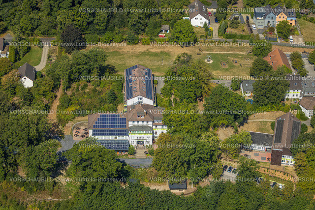Hattingen220807992 | Luftbild, Haus Friede - EC-Gästehaus und Tagungshaus, Solardach, Oberbredenscheid, Hattingen, Ruhrgebiet, Nordrhein-Westfalen, Deutschland