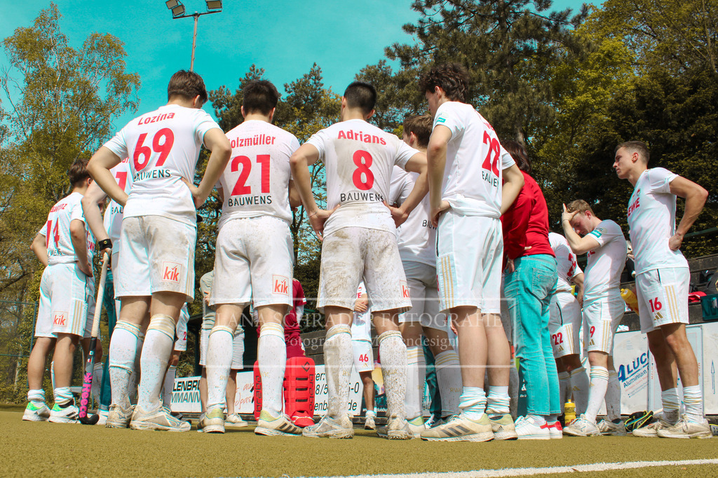 Bundesliga Herren HTC Uhlenhorst Mülheim - Rot-Weiß Köln 13.04.24 Mülheim-045 | lanaschraderfotografie - Realisiert mit Pictrs.com