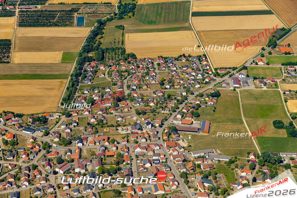 Aktuelles Luftbild von Meckenhausen Hilpoltstein - Die Luftaufnahme wurde 2022 mittels UL-Flugzeug erstellt ( keine Drohne ) - hochauflösende Kamera-Systeme von  Canon -Beste Qualität - Für grossformatige Ausdrucke geeignet. Die Geschenkidee !
