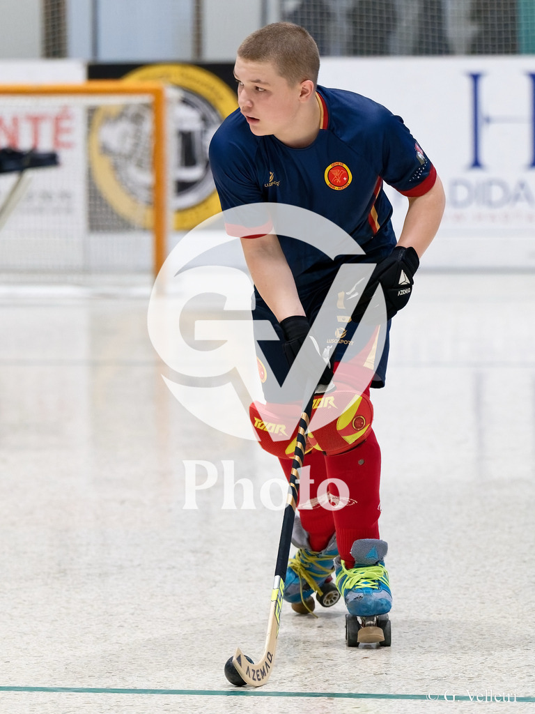 U17  - SC Thunerstern  v Geneve RHC A  |  during the U17  match between SC Thunerstern  and Geneve RHC A  at Centre sportif de la queue d'arve in Geneve, Switzerland