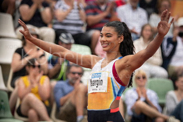 Golden Oval; Dresden, 31.05.2026 | DRESDEN , GERMANY - MAY 31:  Nicole Yeargin (GBR / Great Britain) during the Golden Oval Continental Tour Silver meeting on May 31, 2026 at Heinz-Steyer-Stadion in Dresden, Saxony, Germany.