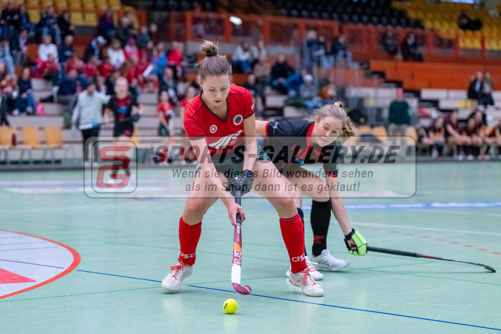 HK_20241214_100104 | 2. Bundesliga Halle Damen Crefelder HTC - DSD Düsseldorf am 14.12.2024 Halle Glockenpitz, Krefeld ,