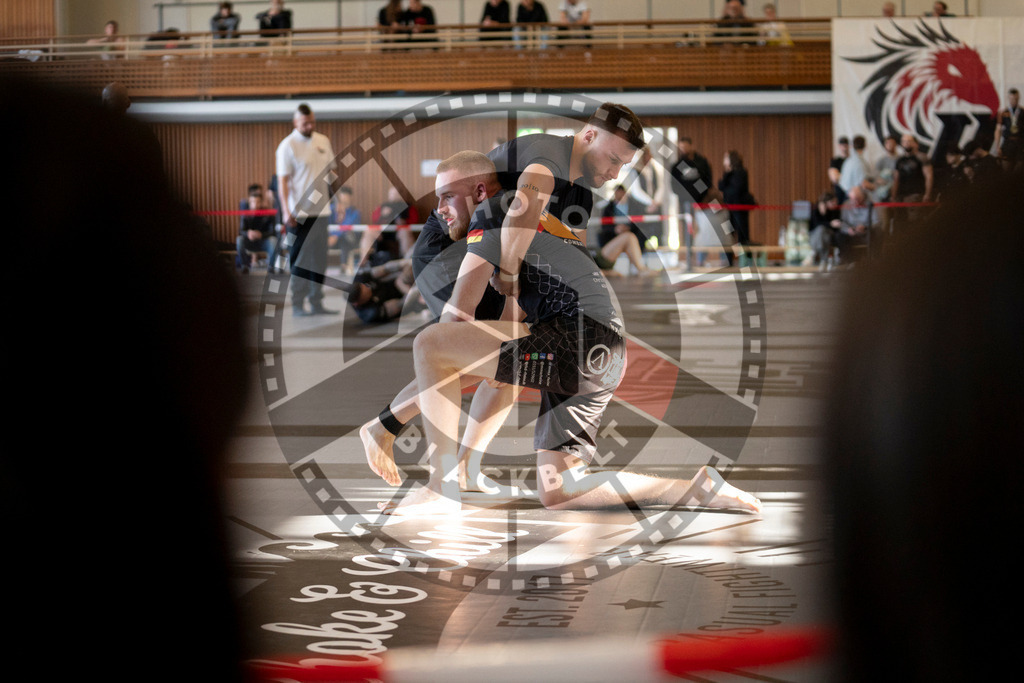 20240309PBB6281 | Fighters compete during the International Luta Livre (ILLCS) Spring Championship in Hannover, Germany, on March 9, 2024.