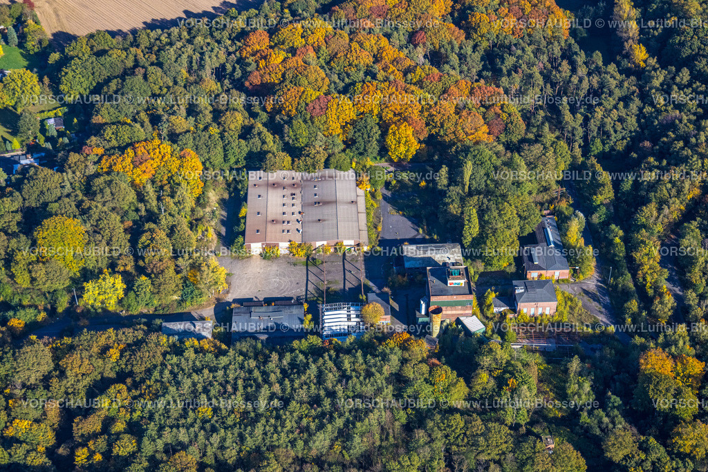 Kamp-Lintfort221004698 | Luftbild, Zeche Friedrich Heinrich Schacht 3 im herbstlichen Wald, Lintfort, Kamp-Lintfort, Niederrhein, Ruhrgebiet, Nordrhein-Westfalen, Deutschland