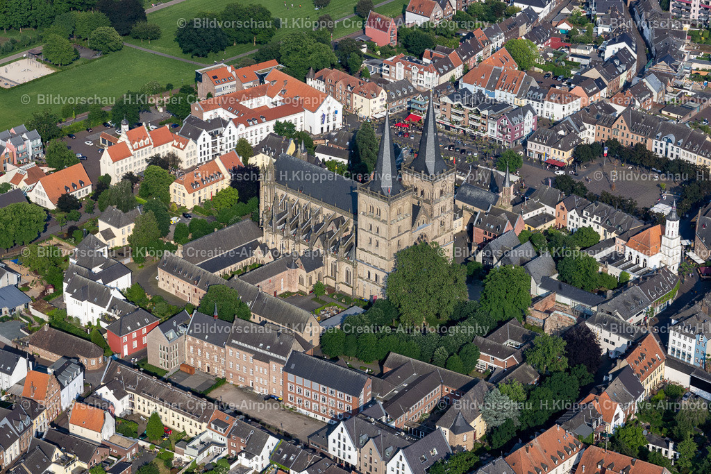 Luftbilder-Xanten-Kreis-Wesel-9693 | Luftbilder-Xanten Stadt am Niederrhein, LVR-Römerpark, Rhein, Dom, Stadt, Kultur, Freizeit, Archäologie , Luftbildfotografie,Windmühle,Natur,Naturschutz - Realisiert mit Pictrs.com