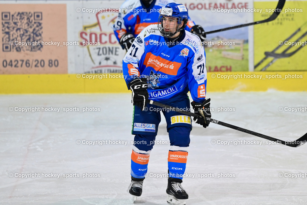 ESC SPARKASSE STEINDORF vs. 1. EHC ALTHOFEN | #71 Dobnig Elias ESC Steindorf, ESC SPARKASSE STEINDORF vs. 1. EHC ALTHOFEN, ESC SPARKASSE STEINDORF vs. 1. EHC ALTHOFEN am 30.11.2025 in Steindorf (Ossiachersee Halle), Austria, (Photo by Bernd Stefan)