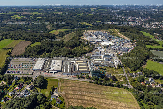 Ennepetal230801230 | Luftbild, Dorma Siegfried Jacob Metallwerke GmbH mit Solardach, dormakaba Deutschland GmbH, Voerde, Ennepetal, Ruhrgebiet, Nordrhein-Westfalen, Deutschland