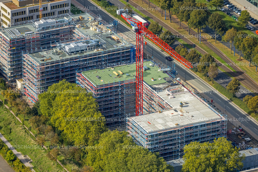 Dortmund231000083 | Luftbild, Stadtkrone-Ost Baustelle mit Neubau, Schüren, Dortmund, Ruhrgebiet, Nordrhein-Westfalen, Deutschland