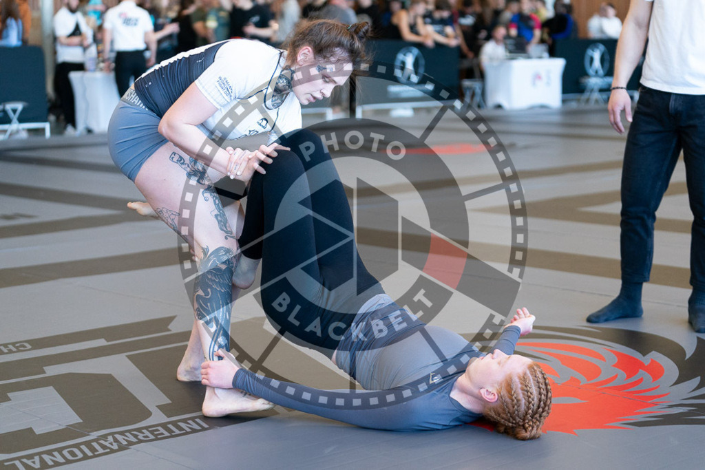 20250329PBB2588 | Fighters compete during the International Luta Livre (ILLCS) Germany IX Spring 2025 Competition spring on March 29, 2025 in Hannover, Germany.© Chiara Dazi