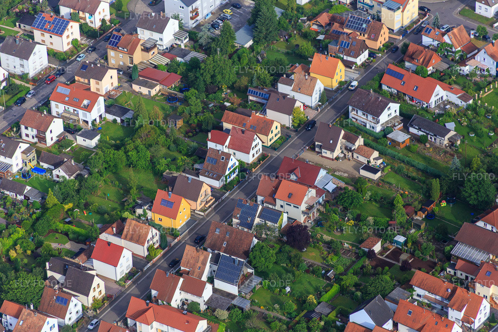 Luftbild: Waldstr in Kandel im Bundesland Rheinland-Pfalz in Deutschland. Foto: IMG_090038.jpg vom 26.06.2016 durch Werner Riehm/FLY-FOTO.de