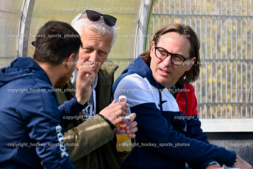 SAK vs. Dellach Gail | Präsident SAK Marko Wieser, Headcoach SAK Richard Huber, SAK vs. Dellach Gail, SAK vs. Dellach Gail am 22.03.2025 in Klagenfurt (Sportpark Welzenegg), Austria, (Photo by Bernd Stefan)