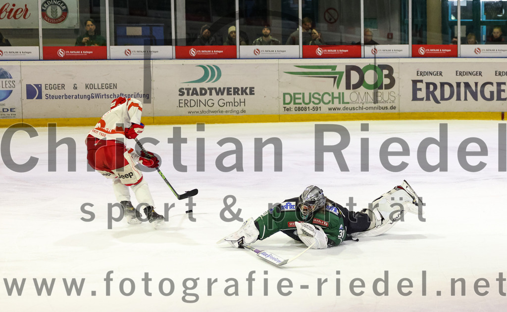 2023-03-14_038_TSV_Erding_gegen_TEV_Miesbach | Erding, Deutschland, 14.03.2023:
Eishockey, Bayernliga Playoffs 2022 / 2023, Halbfinale, TSV Erding gegen TEV Miesbach, Endergebnis: 5:3

Foto: Christian Riedel / fotografie-riedel.net