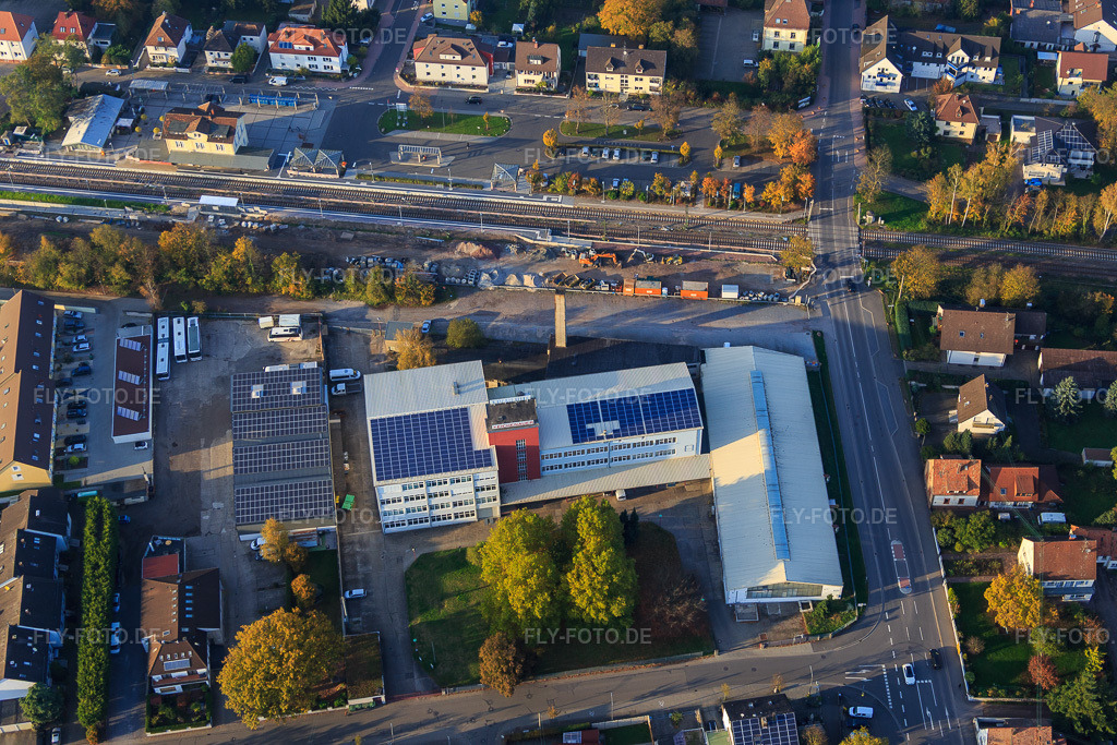 Luftbild: Fa. Eichenauer in Kandel im Bundesland Rheinland-Pfalz in Deutschland. Foto: IMG_075762.jpg vom 01.11.2014 durch Werner Riehm/FLY-FOTO.de